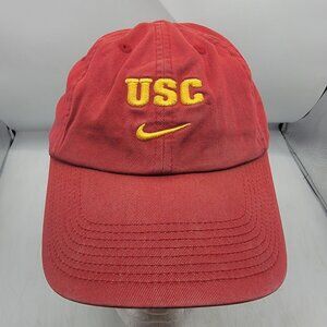 Nike USC Trojans Adults Red Hat Cap Adjustable Casual Outdoors Sports OSFA